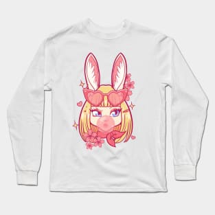 Bunny barbie furry girl Long Sleeve T-Shirt